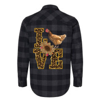 Limited Edition Love Chicken Leopar Pattern Design Flannel Shirt | Artistshot