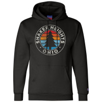 Trending Shaker Heights Ohio Oh Vintage Retro 70s Champion Hoodie | Artistshot