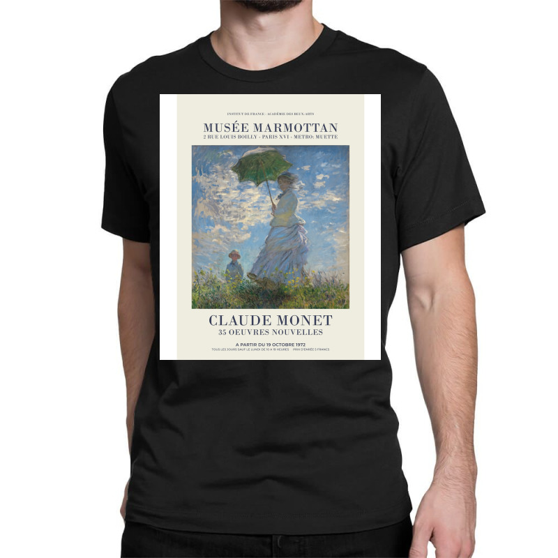 Claude Monet   Woman With A Parasol   Madame Monet And Her Son Classic T-shirt by toufieenteksd | Artistshot