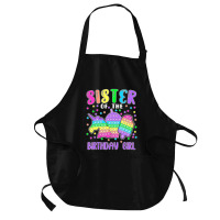 Limited Edition Let's Pop-it Sister Of The Birthday Girl Pop-it Medium-length Apron | Artistshot