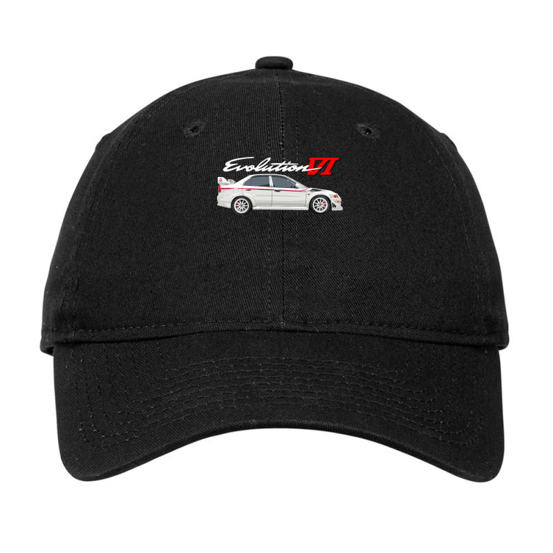 Tommi Makinen Evo 6 White Adjustable Cap by ArlenMadera | Artistshot