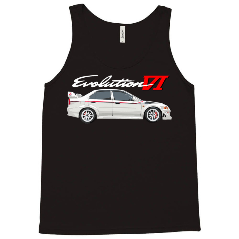 Tommi Makinen Evo 6 White Tank Top by ArlenMadera | Artistshot