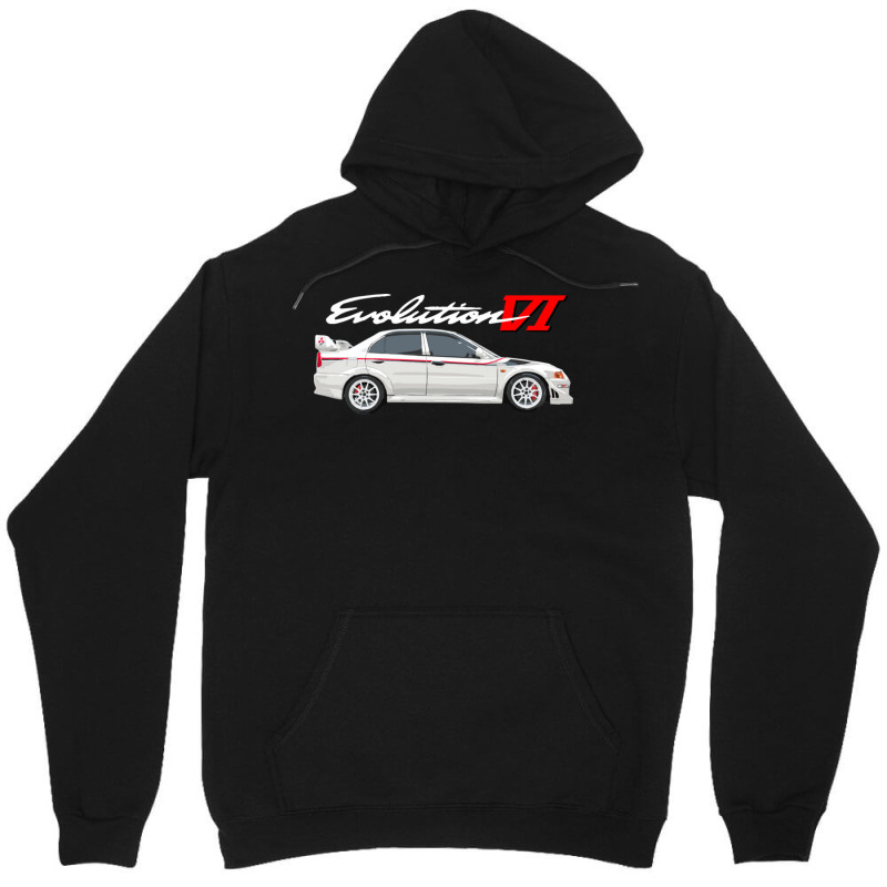 Tommi Makinen Evo 6 White Unisex Hoodie by ArlenMadera | Artistshot