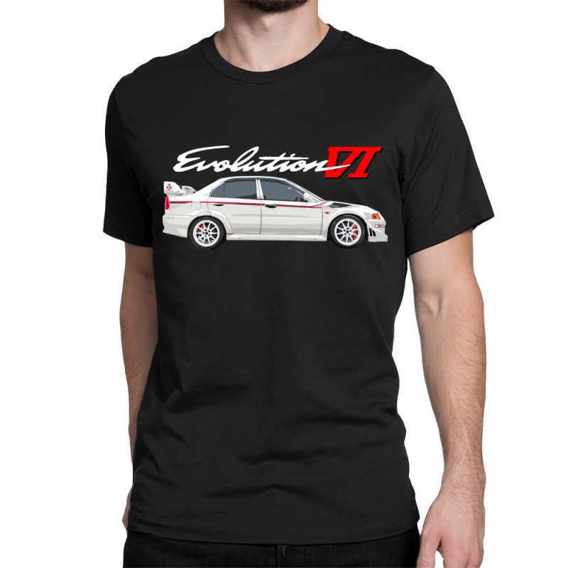 Tommi Makinen Evo 6 White Classic T-shirt by ArlenMadera | Artistshot