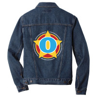 Of Superhero Letter O Star And Stripes Men Denim Jacket | Artistshot