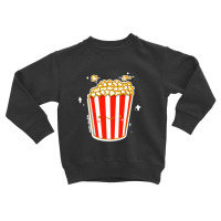 Kawaii Cinema Snacks Salty Sweet Caramel Popcorn Sticker Toddler Sweatshirt | Artistshot