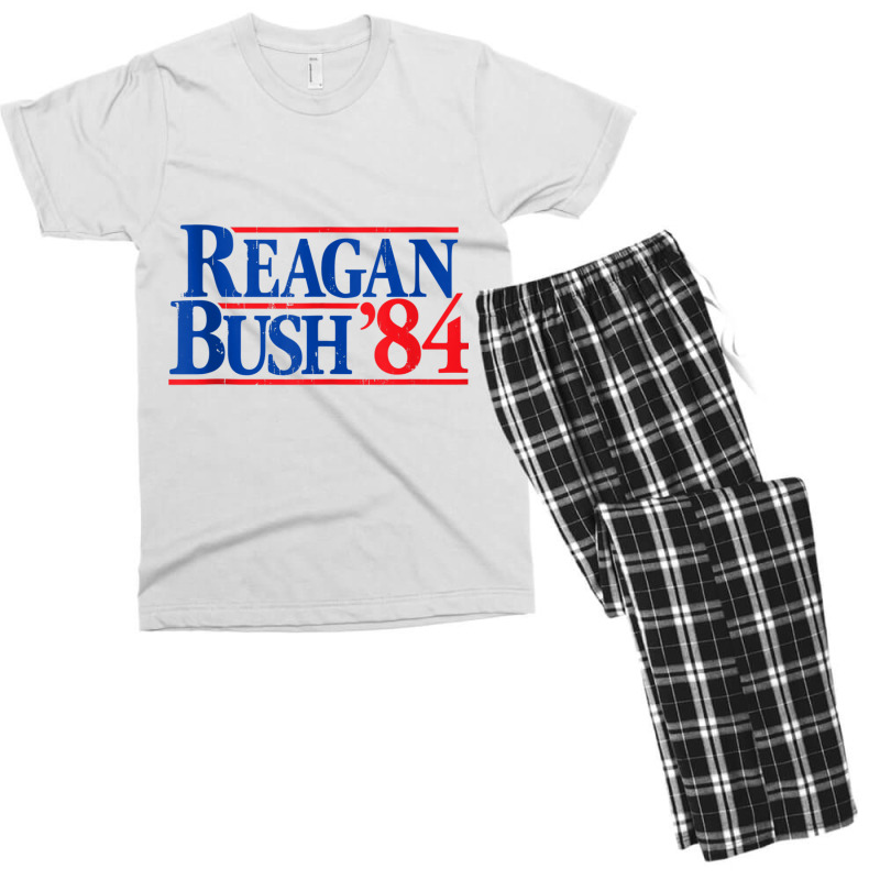 Reagan Bush '84 Vintage Republican Tank Top Men's T-shirt Pajama Set by bettincam | Artistshot