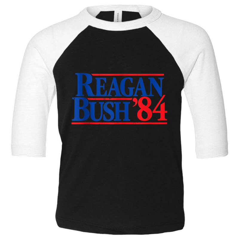 Reagan Bush '84 Vintage Republican Tank Top Toddler 3/4 Sleeve Tee by bettincam | Artistshot