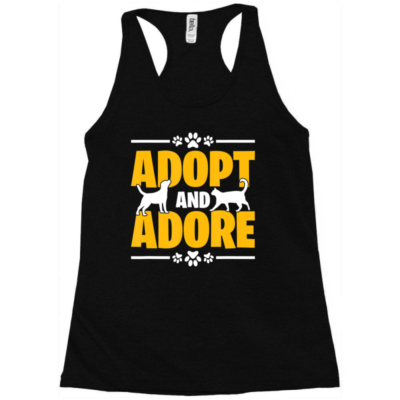 Trending Adopt And Adore Racerback Tank by michealyoungerlk01 | Artistshot