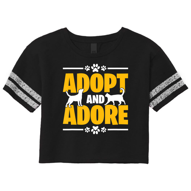 Trending Adopt And Adore Scorecard Crop Tee by michealyoungerlk01 | Artistshot