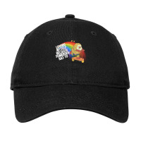 Existential Pain Retro 80s Style Cartoon Nihilism Design Adjustable Cap | Artistshot