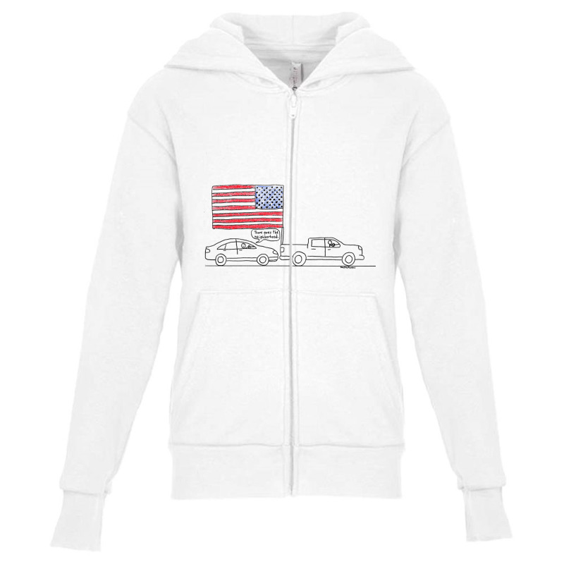 Limited Edition There Goes The Neighborhood (transparent Background) Youth Zipper Hoodie by laurynvanhoose | Artistshot