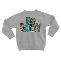 Womens Leopard Jesus Cross Be Salty Turquoise Christian Religious V Ne Toddler Sweatshirt | Artistshot