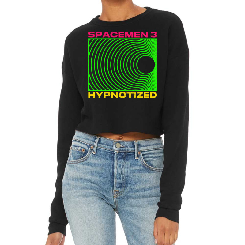 Hypnotized Spacemen 3 Original 90s Style Design Cropped Sweater by MernaPutney | Artistshot