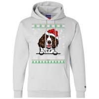 Merry Woofmas English Springer Spaniel Christmas Dog Lovers T Shirt Champion Hoodie | Artistshot