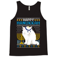 Hot Trend Happy Hanukkah Cat Jewish Holiday Ugly Hanukkah Chanukah Tank Top | Artistshot