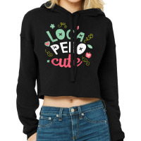 Crazy But Cute Loca Pero  Latina Spanish Gift Cropped Hoodie | Artistshot