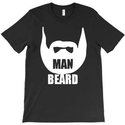 Man Beard Funny Mens T-shirt Designed By Ruliyanti Nasrah