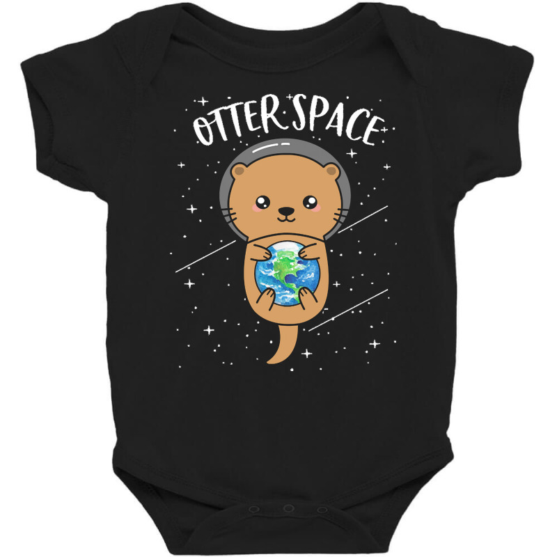 Otter Space T  Shirt Otter Space Cute Funny Sea Otter Astronaut Milky Baby Bodysuit by faustinoreynolds941 | Artistshot