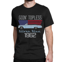 Topless Silver Blue Classic T-shirt | Artistshot