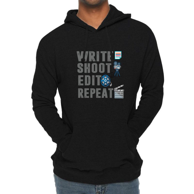 Filming Films Director Actor Actress Spectator Cinema Television Strea Lightweight Hoodie | Artistshot