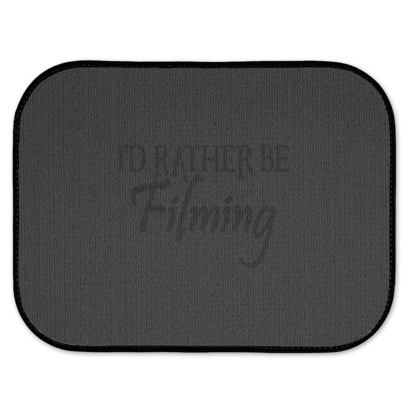 Filming Films Director Actor Actress Spectator Cinema Television Strea Rear Car Mat | Artistshot