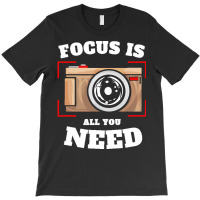 Photographer T  Shirt Photographer Focus Camera Photography T  Shirt T-shirt | Artistshot