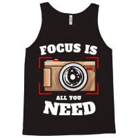 Photographer T  Shirt Photographer Focus Camera Photography T  Shirt Tank Top | Artistshot