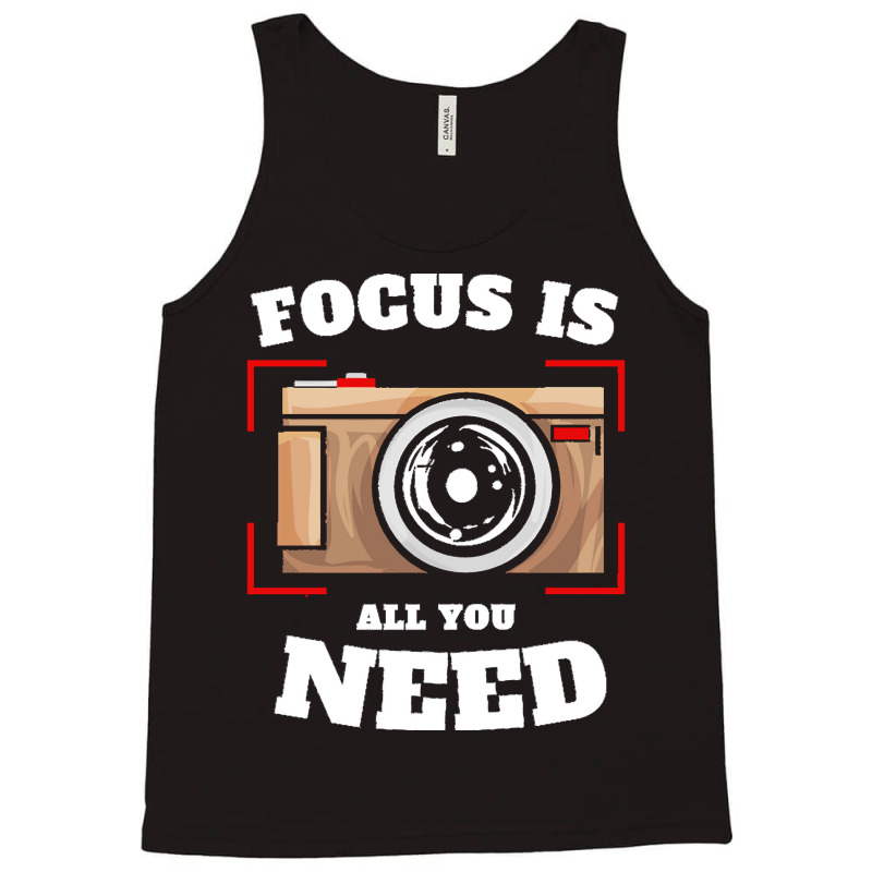 Photographer T  Shirt Photographer Focus Camera Photography T  Shirt Tank Top | Artistshot