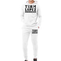 Team Lopez Lifetime Membership Funny Family Last Name T Shirt Hoodie & Jogger Set | Artistshot