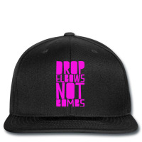 Drop Elbows Not Bombs Printed Hat | Artistshot