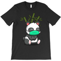 Hot Trend Cute Panda Sitting And Wearing Mask T-shirt | Artistshot