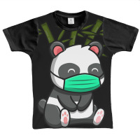 Hot Trend Cute Panda Sitting And Wearing Mask Graphic Youth T-shirt | Artistshot