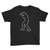 Photographer T  Shirt Photographer Silhouette Outline T  Shirt Youth Tee | Artistshot