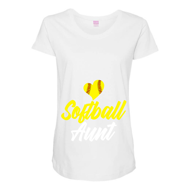  Womens Baseball Heart AUNT Shirt Auntie Tshirt Trendy