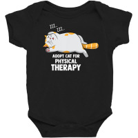 Trending Adopt Cat For Physical Therapy Baby Bodysuit | Artistshot