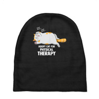 Trending Adopt Cat For Physical Therapy Baby Beanies | Artistshot