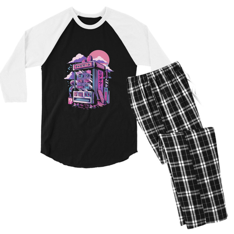 Retro Gaming Men's 3/4 Sleeve Pajama Set | Artistshot