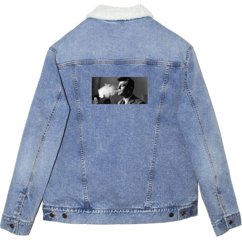 La Dolce Vita Marcello Mastroianni Unisex Sherpa-lined Denim Jacket | Artistshot