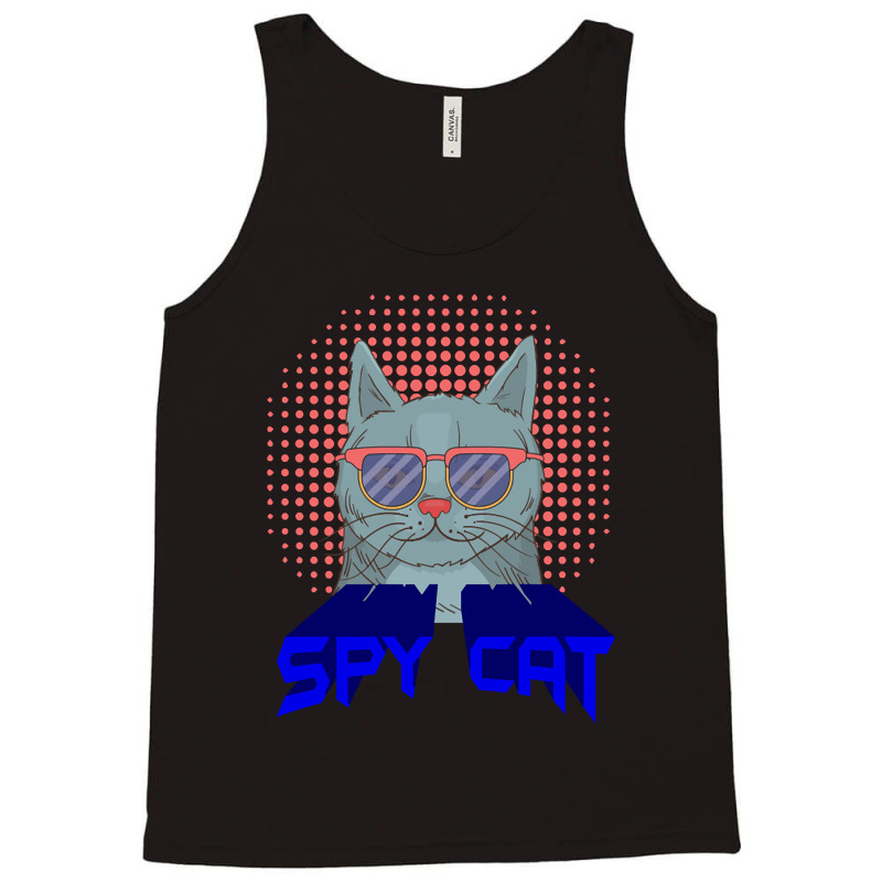 Limited Edition Spy Cat Tank Top by Pannell Quintero | Artistshot