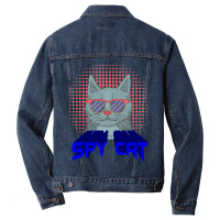 Limited Edition Spy Cat Men Denim Jacket | Artistshot