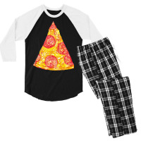 Pizza Kitchen Decor Men's 3/4 Sleeve Pajama Set | Artistshot