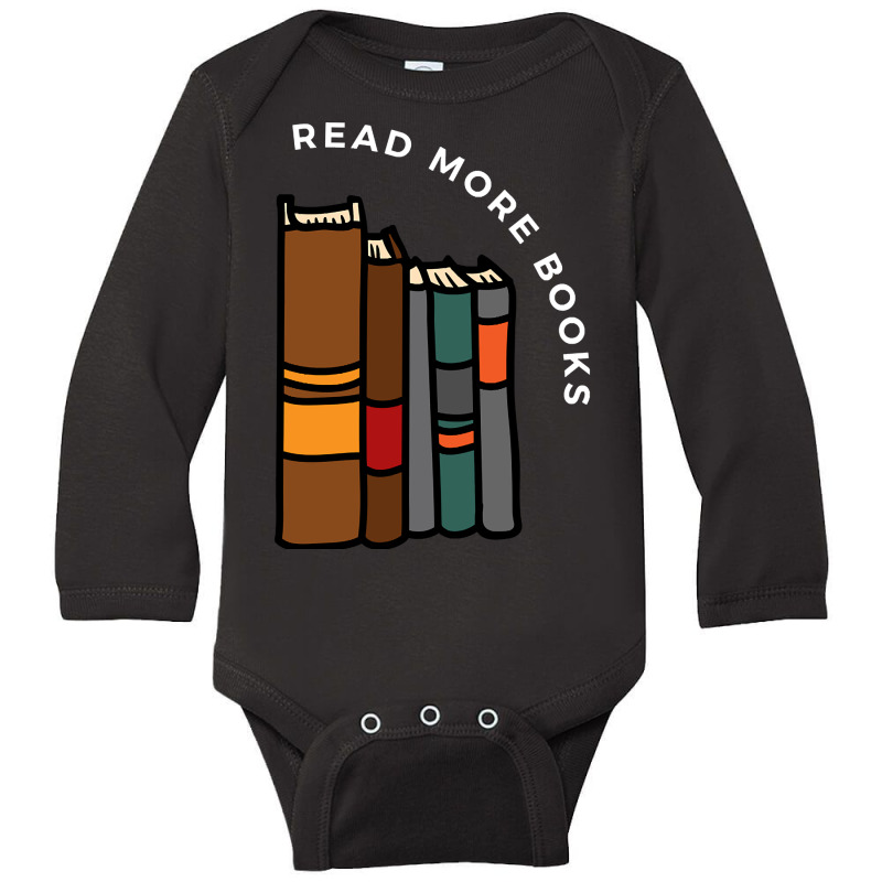 Trending Read More Books-0dqvb Long Sleeve Baby Bodysuit by Box Bingham | Artistshot