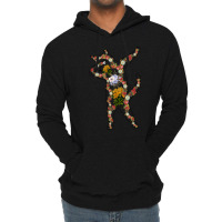 Cat In Lotus Tattoo Dabbing Lightweight Hoodie | Artistshot