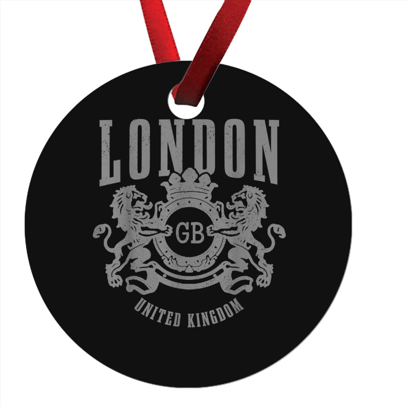 London Uk Vintage Gb England Great Britain United Kingdom Ornament | Artistshot