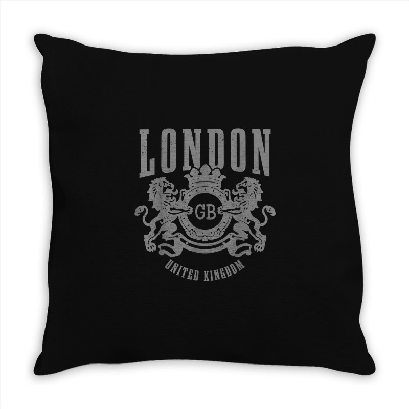 London Uk Vintage Gb England Great Britain United Kingdom Throw Pillow | Artistshot