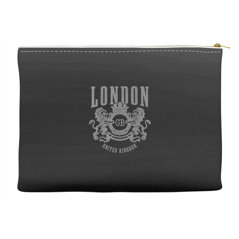 London Uk Vintage Gb England Great Britain United Kingdom Accessory Pouches | Artistshot