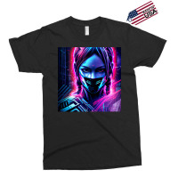 Fille Cyberpunk Fonds Dcran Cyberpunk 4k Oeuvre Cyberpunk Art Conceptu Exclusive T-shirt | Artistshot