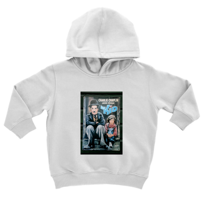 Charlie Chaplin The Kid Film Poster Toddler Hoodie by DebraAnnKnapp | Artistshot