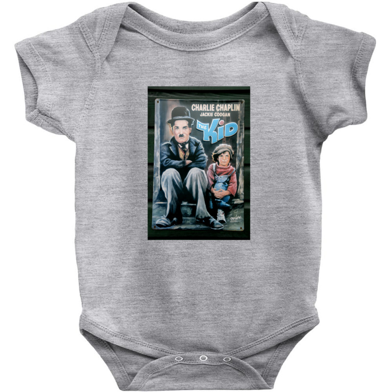 Charlie Chaplin The Kid Film Poster Baby Bodysuit by DebraAnnKnapp | Artistshot